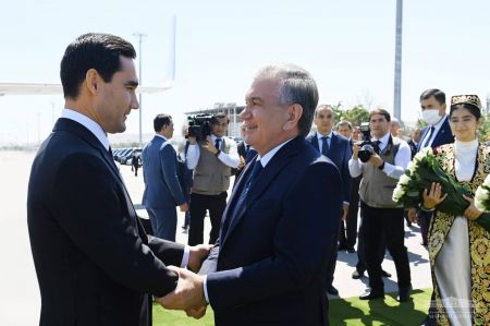 Presidents of Uzbekistan and Turkmenistan Visit Samarkand