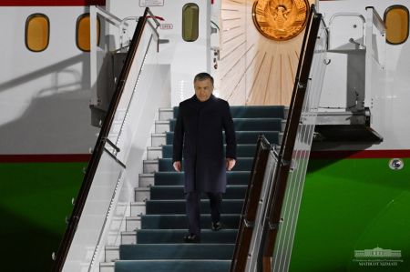 President Shavkat Mirziyoyev Returned to Tashkent