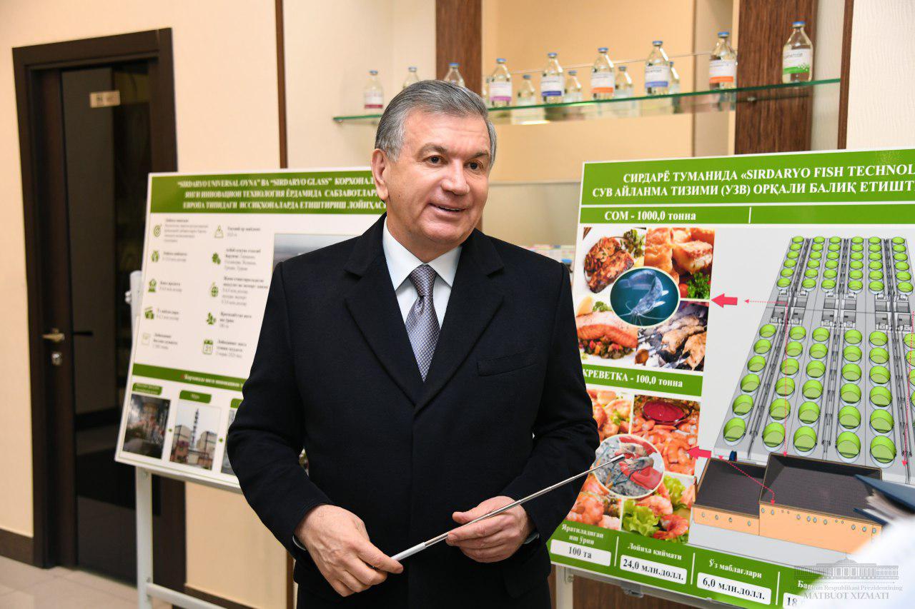President arrives in Syrdarya
