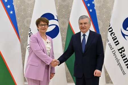 Президент Узбекистана и глава ЕБРР обсудили приоритеты стратегического партнерства