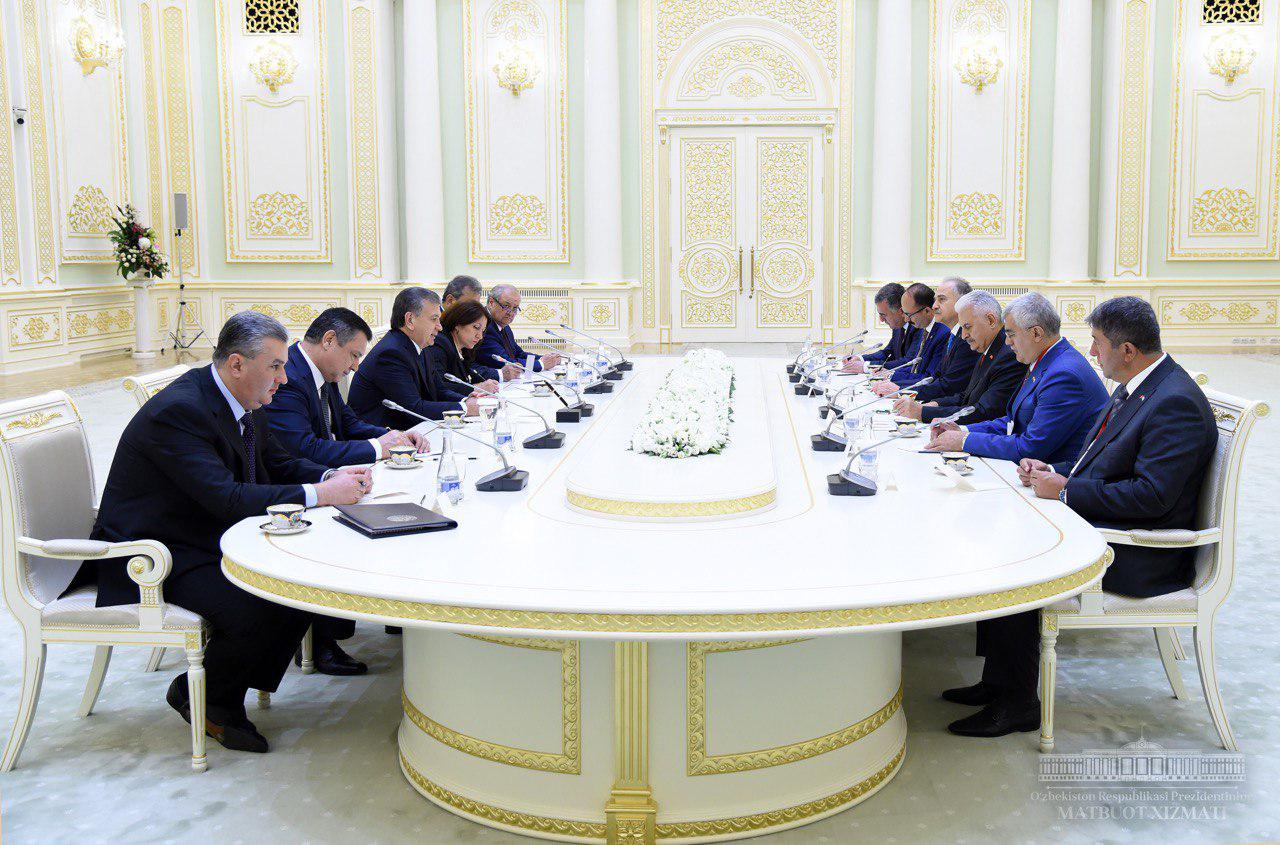 President of Uzbekistan receives the Speaker of the Grand National Assembly of Turkey