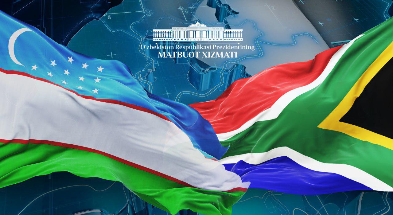 Shavkat Mirziyoyev JAR Prezidenti tabrikladi Shavkat Mirziyoyev JAR Prezidenti tabrikladi