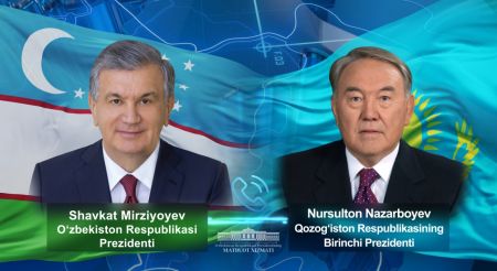 Qozog‘istonning birinchi Prezidenti O‘zbekiston yetakchisini tabrikladi