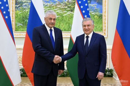 President of Uzbekistan Receives Delegation of Ministry of Internal Affairs of Russia