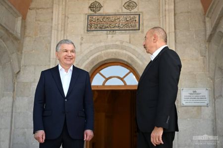 Президент Узбекистана посетил город Шушу Президент Узбекистана посетил город Шушу
