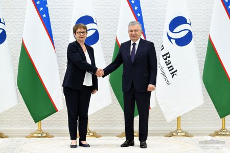 Uzbek President and EBRD Head Express Satisfaction with Partnership Level