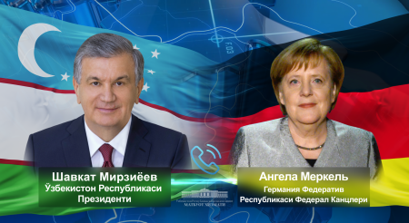 Ўзбекистон Президенти Германия Канцлери билан минтақадаги вазият ривожини муҳокама қилдилар Ўзбекистон Президенти Германия Канцлери билан минтақадаги вазият ривожини муҳокама қилдилар