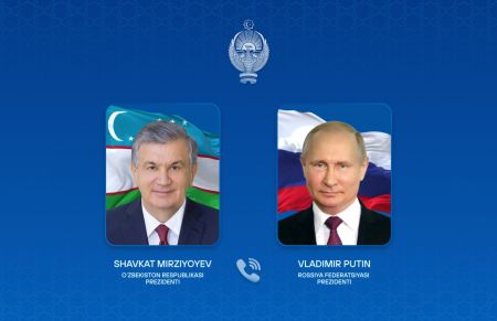 O‘zbekiston va Rossiya Prezidentlari telefon orqali muloqot qildilar