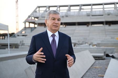 Янги Тошкентдаги бунёдкорлик ишлари кўздан кечирилди