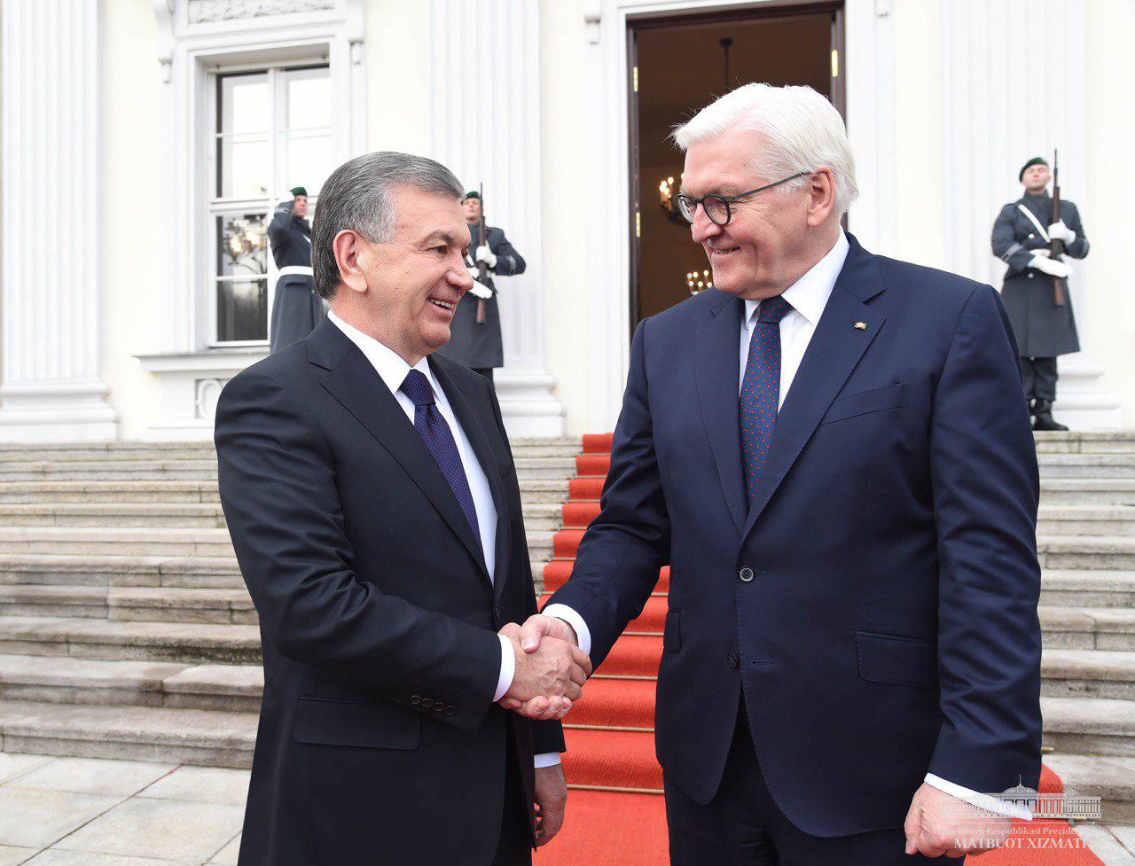 Shavkat Mirziyoyev invited Frank-Walter Steinmeier to Uzbekistan