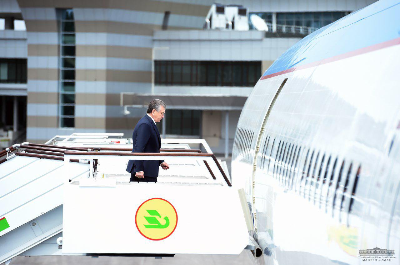 The President leaves for Nukus The President leaves for Nukus