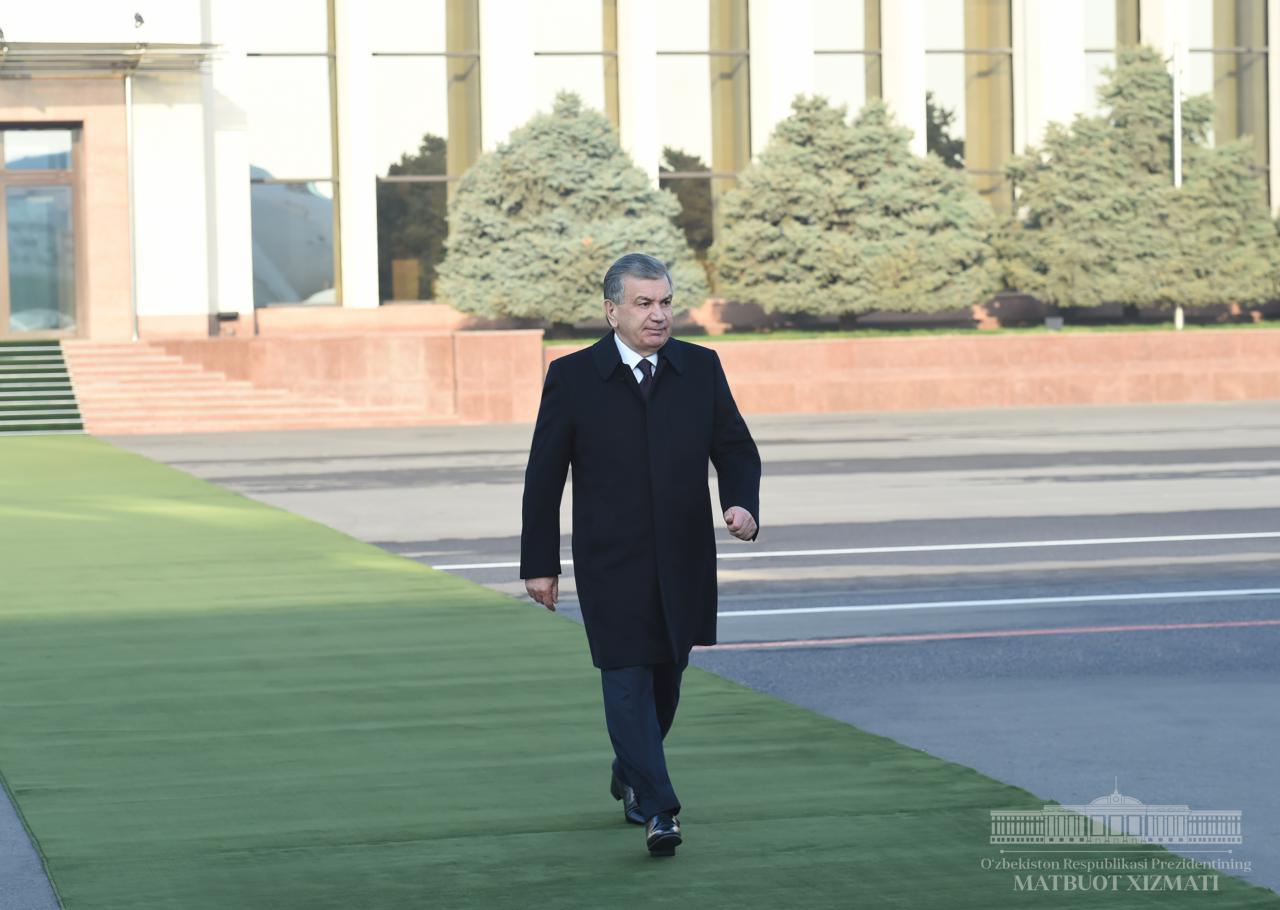President departs for Karakalpakstan President departs for Karakalpakstan
