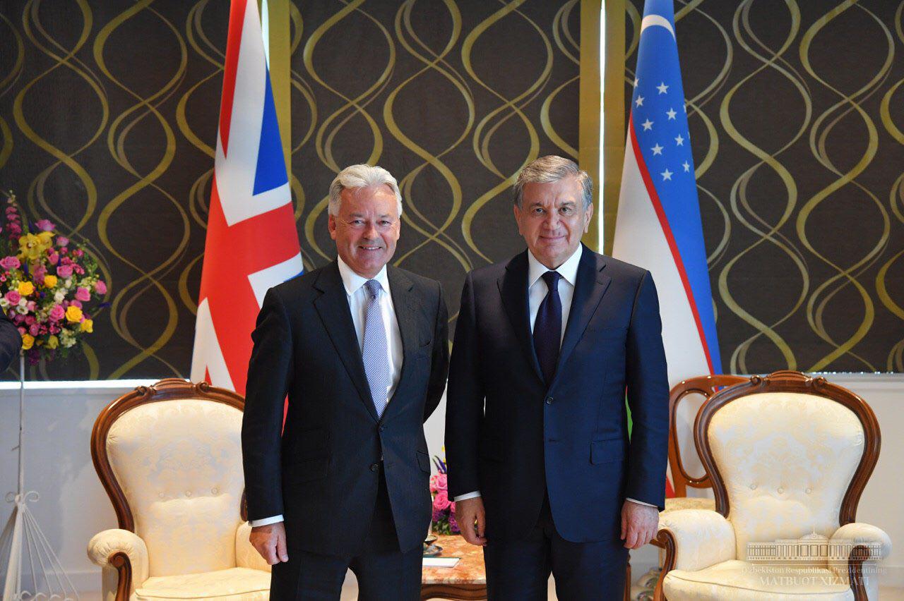 President of the Republic of Uzbekistan met with the Minister of State for Europe and the Americas at the Foreign & Commonwealth Office