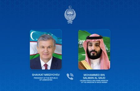 President of Uzbekistan holds telephone conversation with Crown Prince of Saudi Arabia