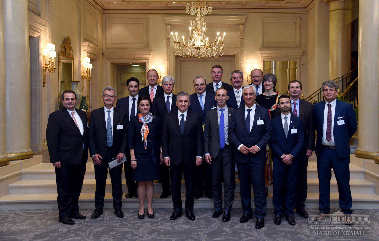 Shavkat Mirziyoyev invited French companies to invest in Uzbekistan projects