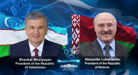 President of Uzbekistan congratulates Belarusian leader on the victory in a presidential election