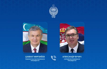 Ўзбекистон ва Сербия етакчилари кўп қиррали муносабатларни янада мустаҳкамлаш масалаларини муҳокама қилдилар