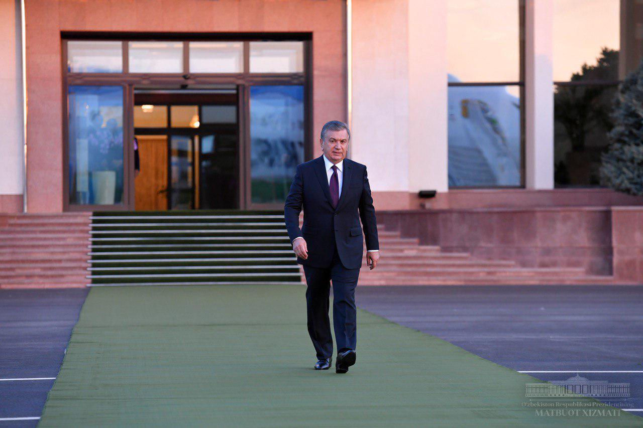 President Shavkat Mirziyoyev departed for Turkmenistan
