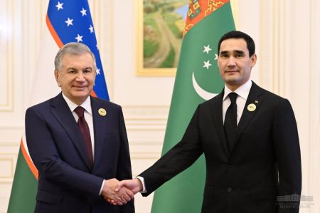 Presidents of Uzbekistan and Turkmenistan Hold Talks