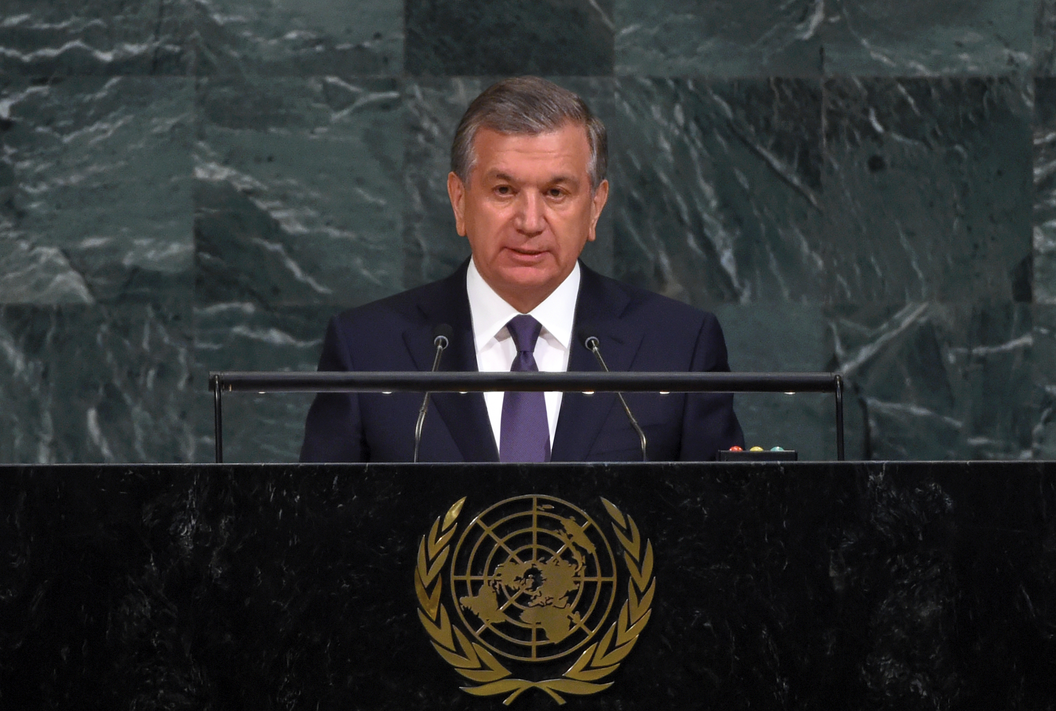 Президент Узбекистана Шавкат Мирзиёев выступил на 72-й сессии Генеральной Ассамблеи ООН