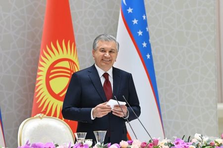 A Reception is Held in Honor of President of Kyrgyzstan