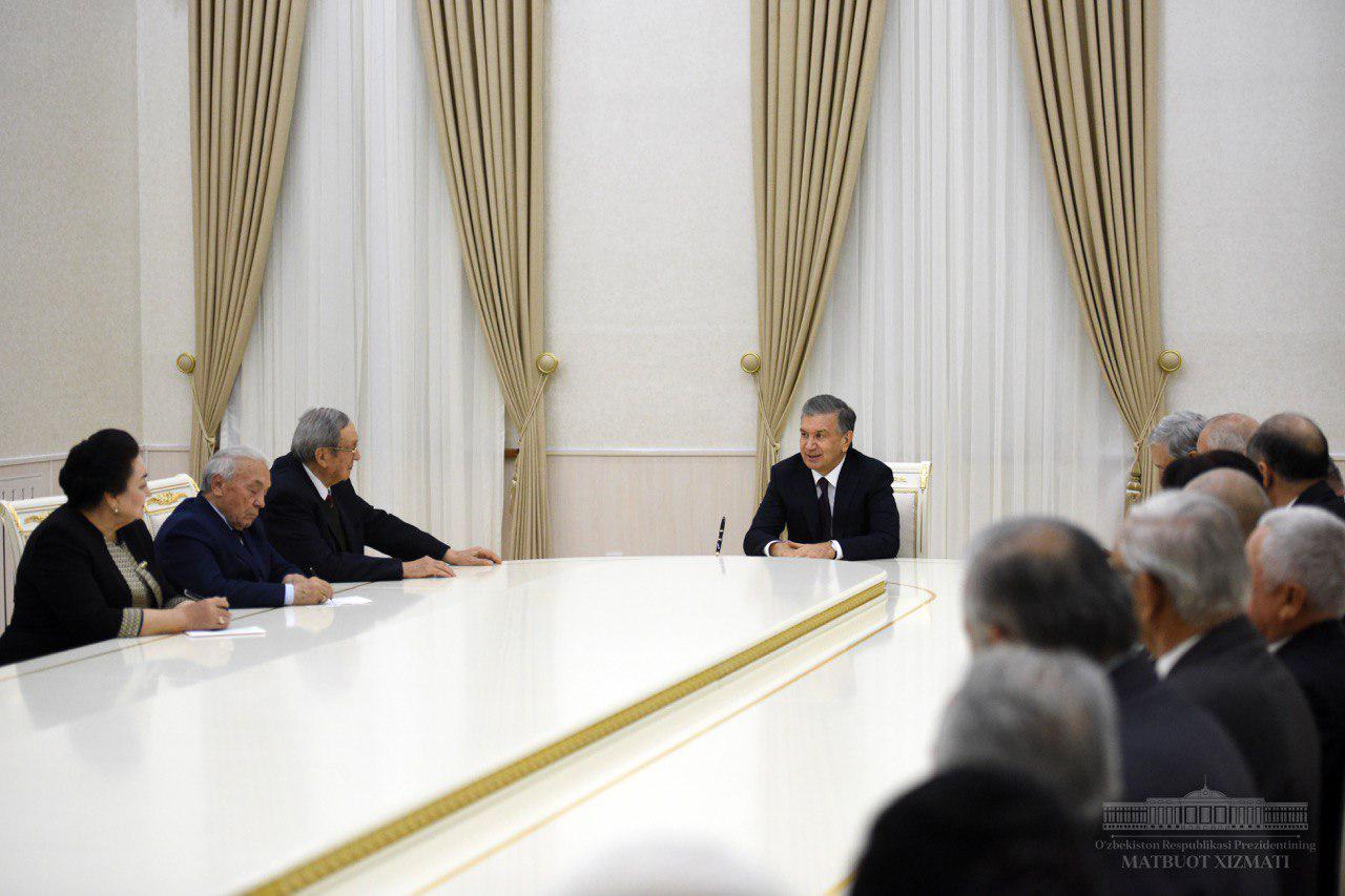 Shavkat Mirziyoyev talked with aksakals Shavkat Mirziyoyev talked with aksakals