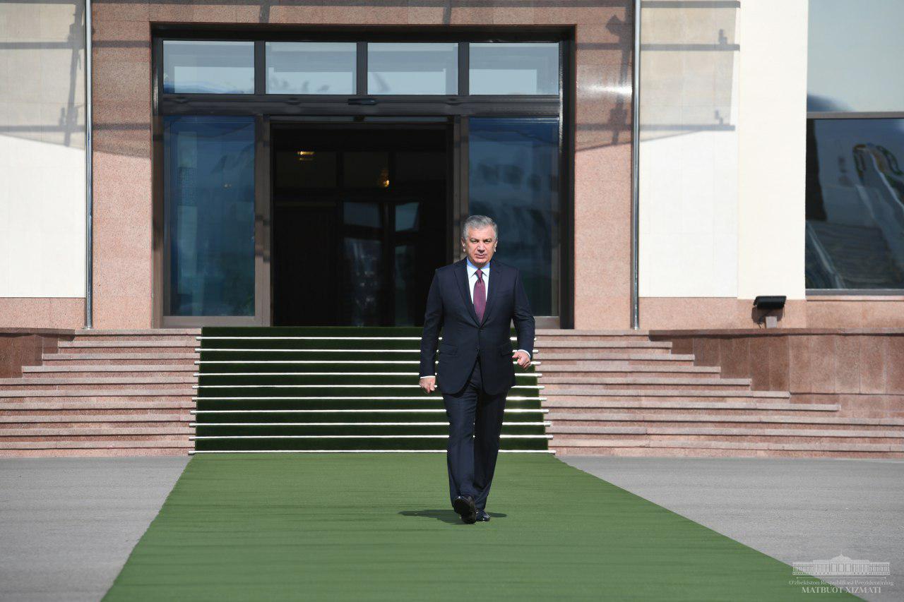 The President leaves for Karakalpakstan The President leaves for Karakalpakstan