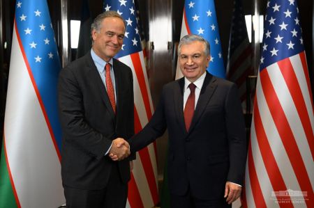 The President of Uzbekistan Discusses Prospects of Joint Investment Projects with Oppenheimer