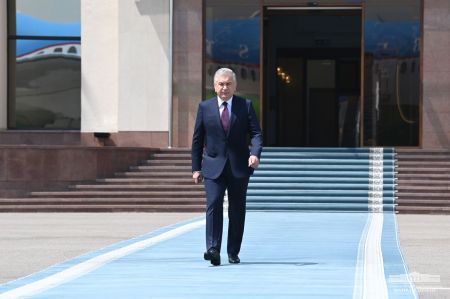 President of Uzbekistan Leaves for Berlin