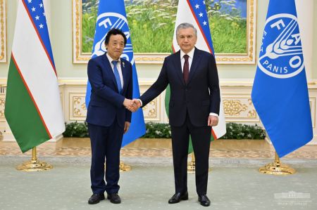 Uzbek President Stresses the Importance of Adopting Long-term Strategic Partnership Program with FAO Uzbek President Stresses the Importance of Adopting Long-term Strategic Partnership Program with FAO