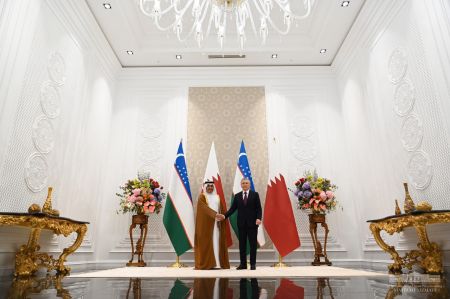 President of Uzbekistan receives the delegation of Qatar
