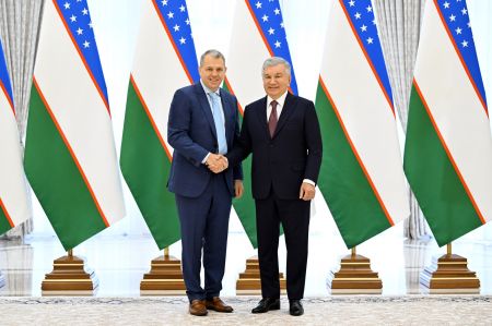 President of Uzbekistan Discusses Prospects for Cooperation with Eldridge Industries