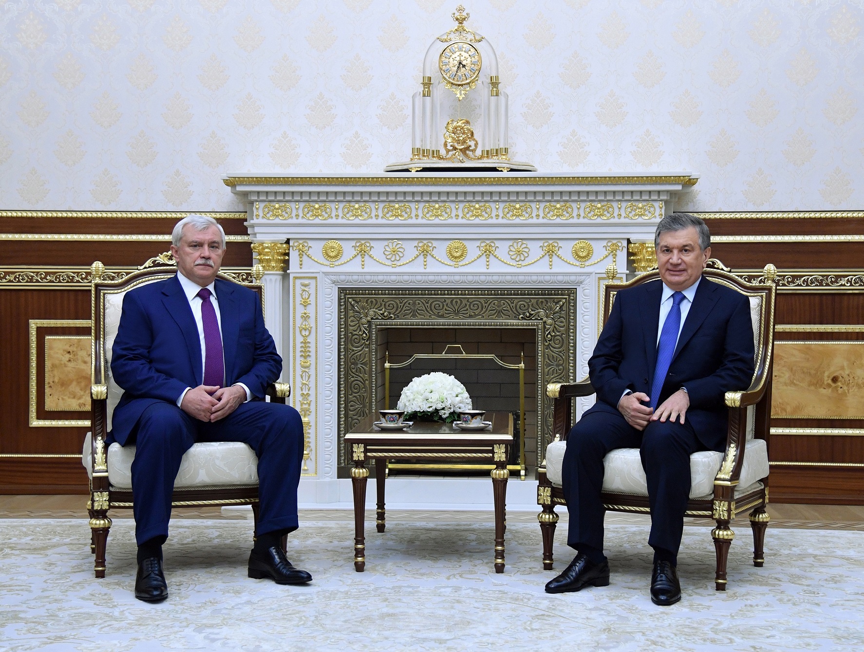 O‘zbekiston Prezidenti Sankt-Peterburg gubernatorini qabul qildi