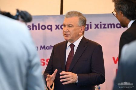 President Visits Major Chemical Plant in Kokand