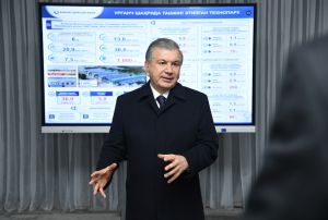 The President visits Urgench Technopark The President visits Urgench Technopark